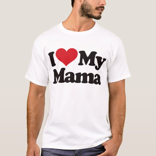 Camiseta Amo a mi mamá (Anverso)