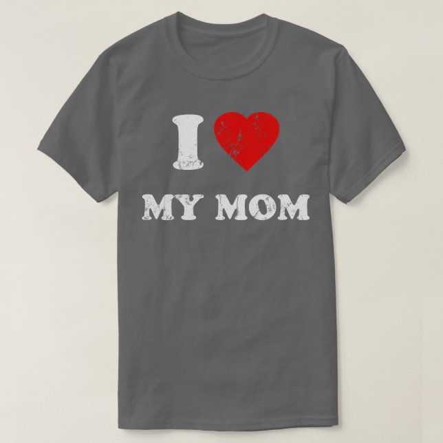 Camiseta Amo a mi mamá (1) (Diseño del anverso)