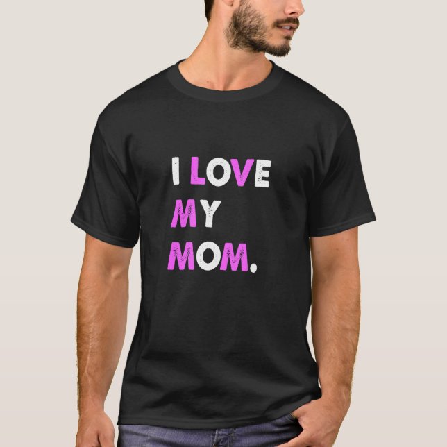 Camiseta Amo a mi mamá Abuela Día de la Madre Tees 1 (Anverso)