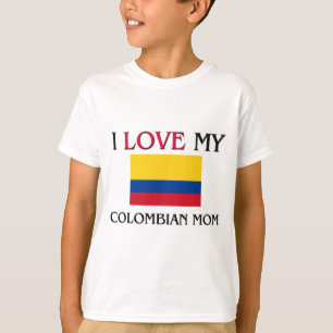 Camiseta Amo a mi mamá colombiana