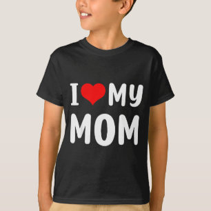 Camiseta Amo a mi mamá divertido día de las madres para mam