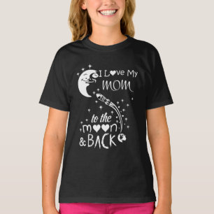 Camiseta Amo a mi mamá hasta la luna y de vuelta