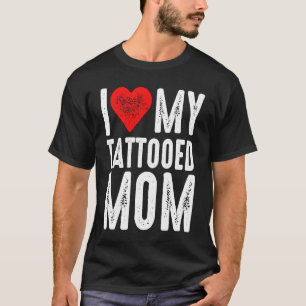 Camiseta Amo a mi mamá tatuada