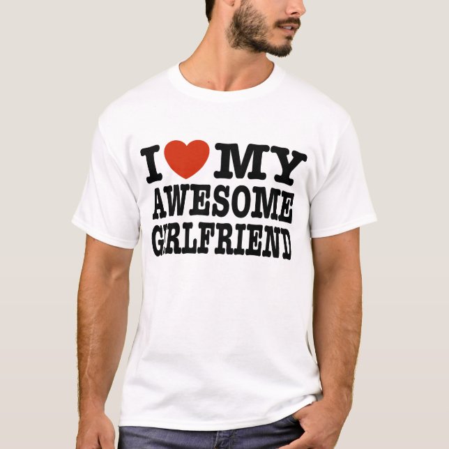 Camiseta Amo A Mi Maravillosa Novia (Anverso)