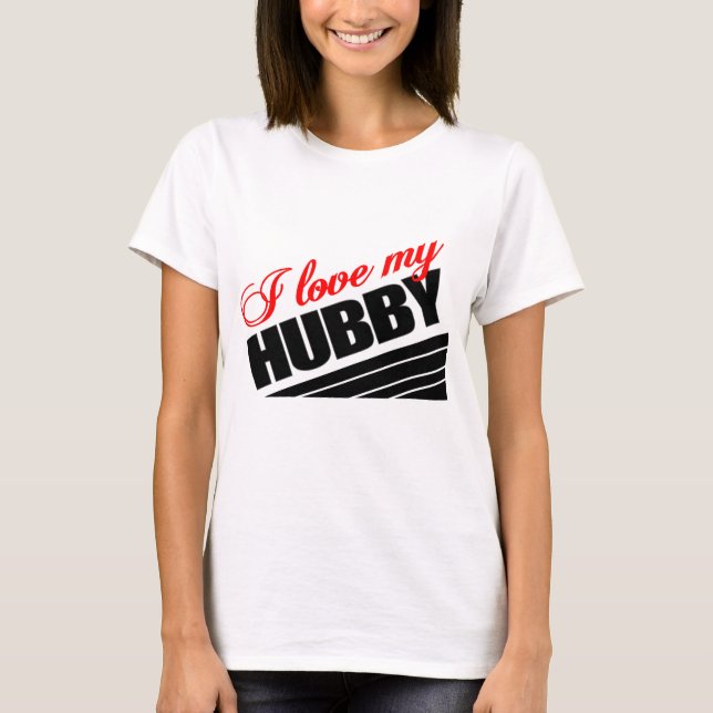 Camiseta Amo a mi marido (Anverso)