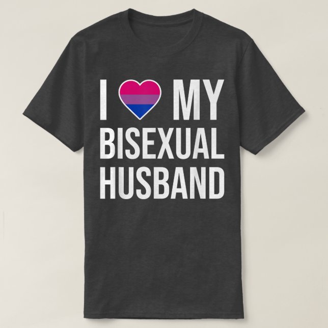 Camiseta Amo A Mi Marido Biseual (Diseño del anverso)