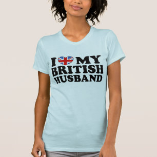 Camiseta Amo a mi marido británico