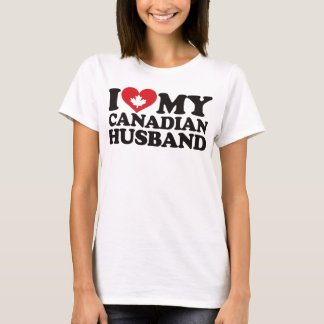 Camiseta Amo a mi marido canadiense