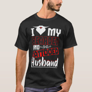 Camiseta Amo A Mi Marido Con Cabeza Y Tatuaje Por Esposa