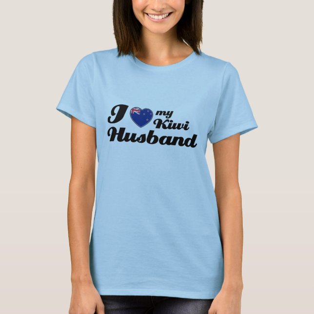 Camiseta Amo a mi marido del kiwi (Anverso)