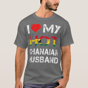 Camiseta Amo a mi marido ghanés Ghana