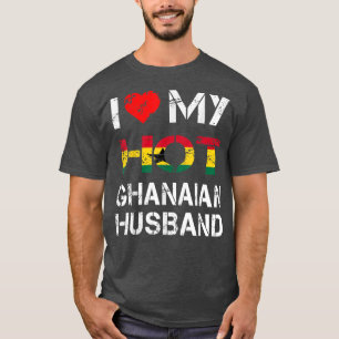 Camiseta Amo a mi marido ghanés Ghana