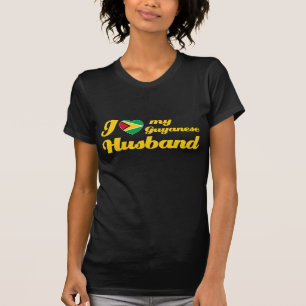 Camiseta Amo a mi marido guyanés