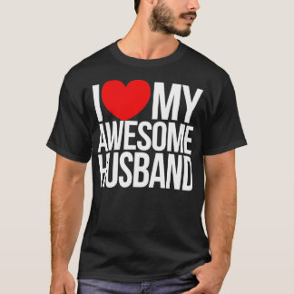 Camiseta Amo a mi marido increíble