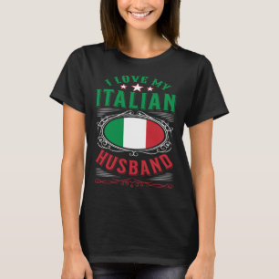 Camiseta Amo a mi marido italiano