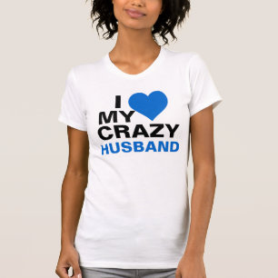 Camiseta Amo a mi marido loco