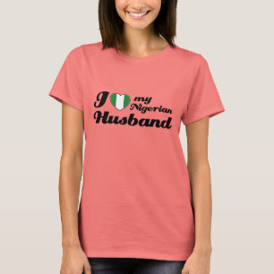 Camiseta Amo a mi marido nigeriano