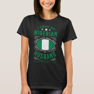 Camiseta Amo a mi marido nigeriano