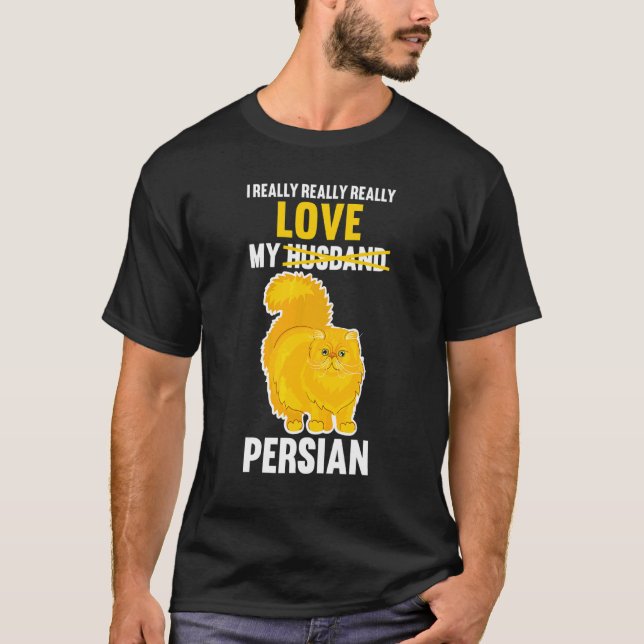 Camiseta Amo a mi marido persa (Anverso)