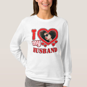 Camiseta Amo a mi marido personalizado
