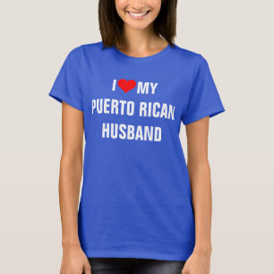 Camiseta Amo A Mi Marido Puertorriqueño