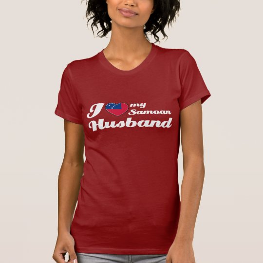 Camiseta Amo a mi marido samoano
