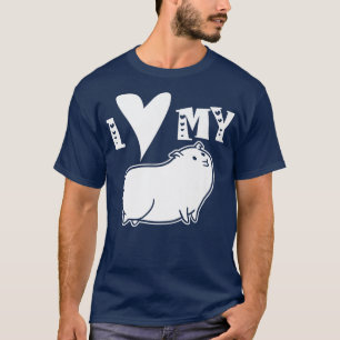 Camiseta Amo a mi Mascota de cerdo guineano animal amante d