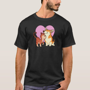 Camiseta Amo a mi Mascota   Gato y Perro Amante