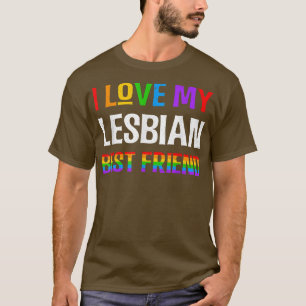 Camiseta Amo a mi mejor amiga lesbiana Rainbow LGBQT Gay Pr