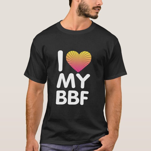 Camiseta Amo a mi mejor amigo (Anverso)
