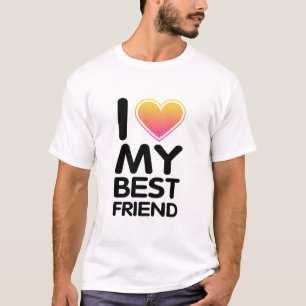 Camiseta Amo A Mi Mejor Amigo