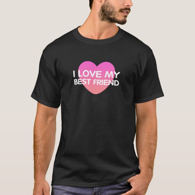 Camiseta Amo A Mi Mejor Amigo (Anverso)