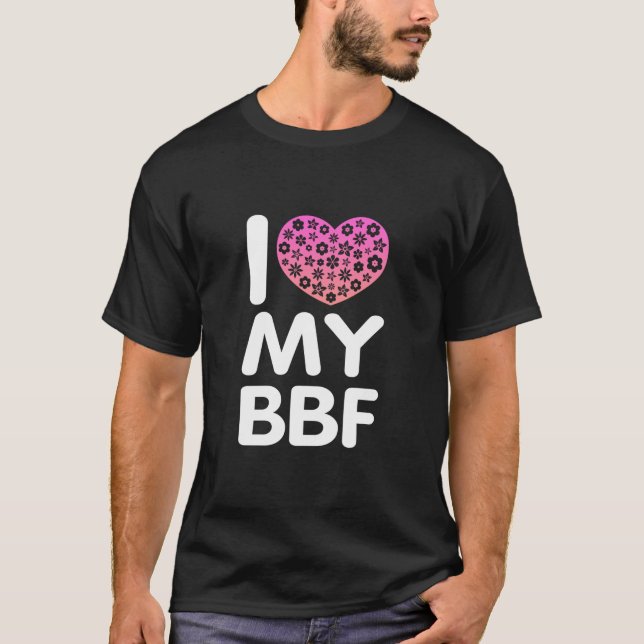 Camiseta Amo a mi mejor amigo (Anverso)