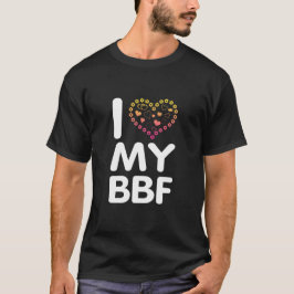 Camiseta Amo a mi mejor amigo