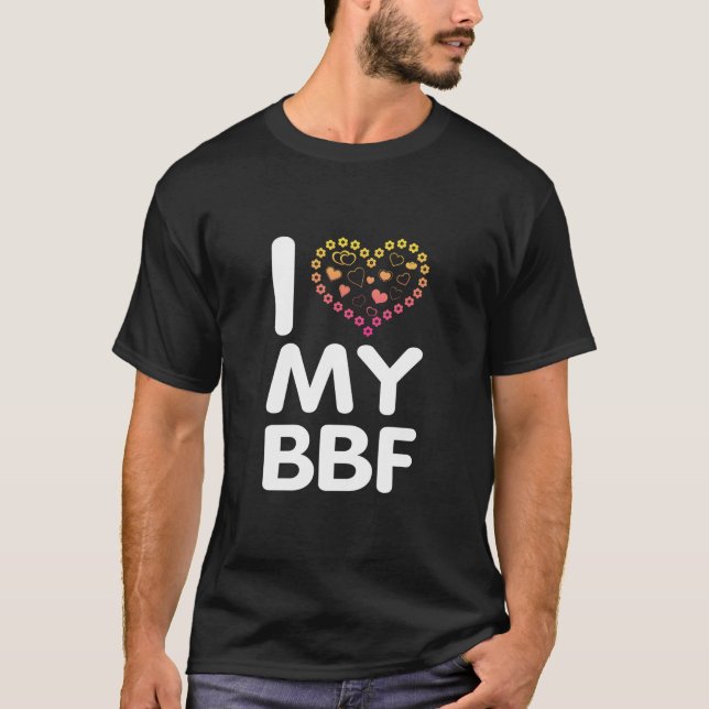 Camiseta Amo a mi mejor amigo (Anverso)