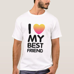 Camiseta Amo A Mi Mejor Amigo