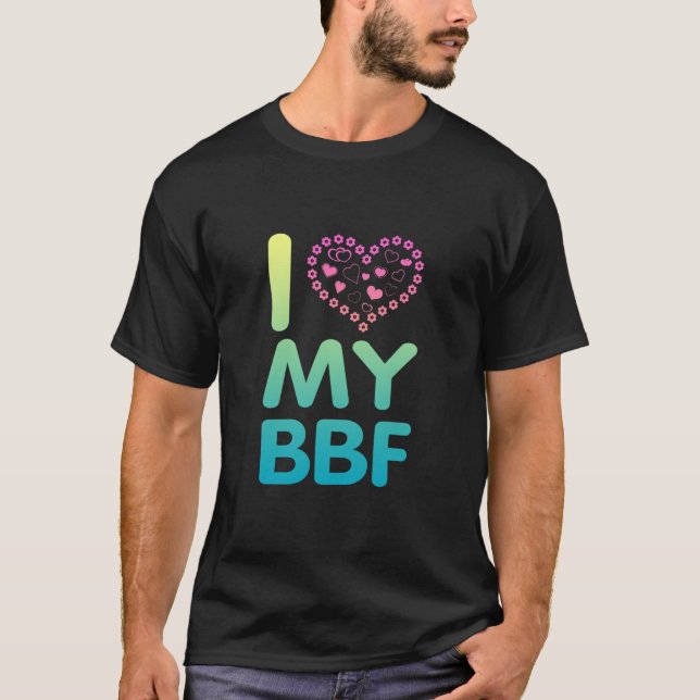 Camiseta Amo a mi mejor amigo (Anverso)