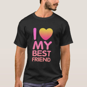 Camiseta Amo A Mi Mejor Amigo