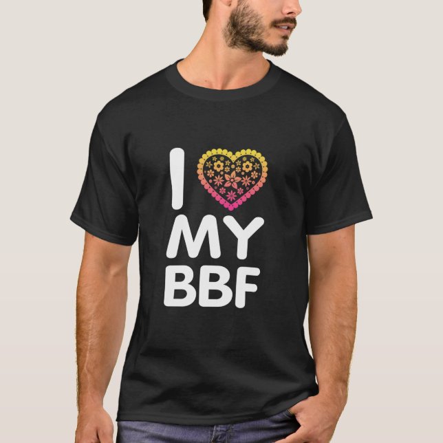 Camiseta Amo a mi mejor amigo (Anverso)