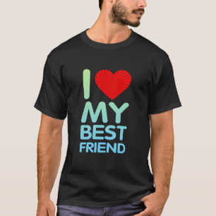 Camiseta Amo A Mi Mejor Amigo