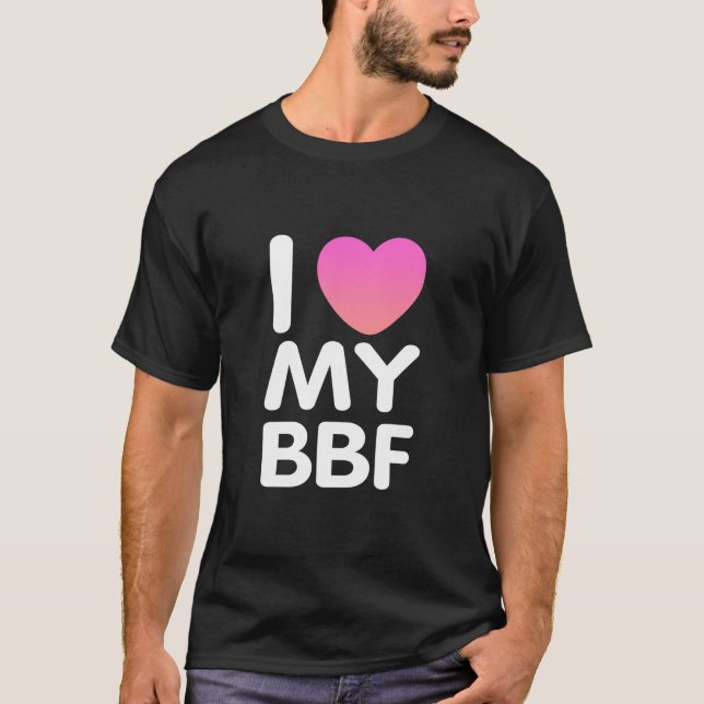 Camiseta Amo a mi mejor amigo (Anverso)