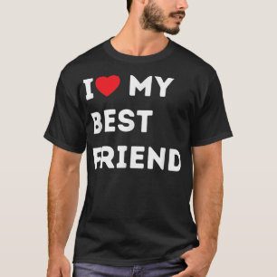 Camiseta Amo a mi mejor amigo BFF