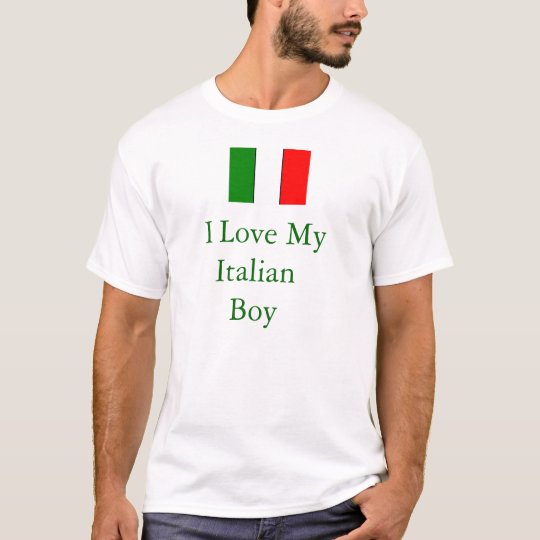 Camiseta Amo a mi muchacho italiano