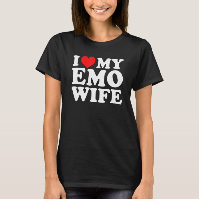 Camiseta Amo A Mi Mujer De Emo (Anverso)