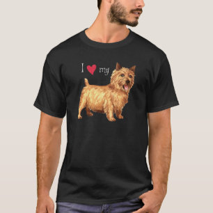 Camiseta Amo a mi Norwich Terrier