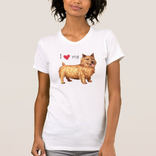 Camiseta Amo a mi Norwich Terrier