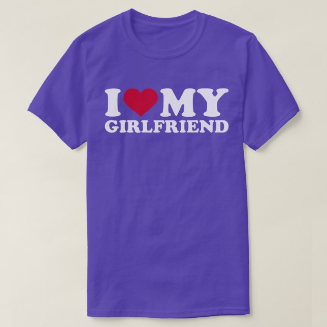 Camiseta Amo a mi novia (Diseño del anverso)