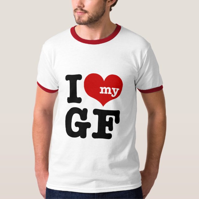 Camiseta Amo A Mi Novia (Anverso)
