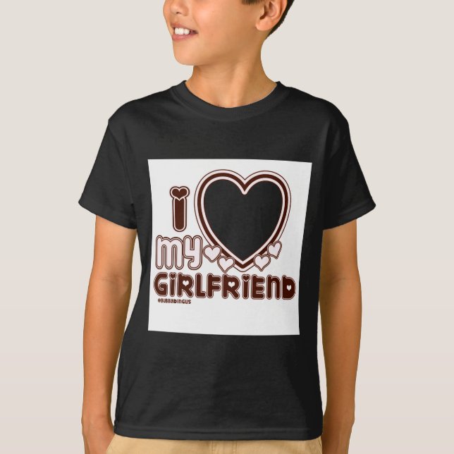 Camiseta Amo a mi novia  (Anverso)