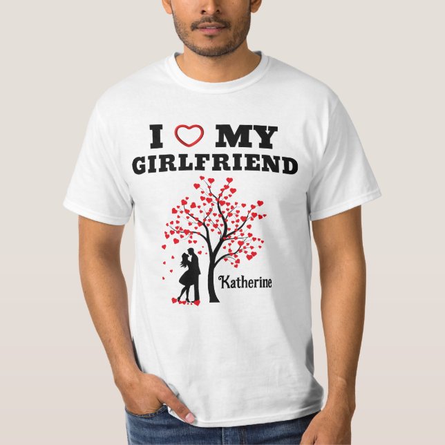 Camiseta Amo a mi novia (Anverso)